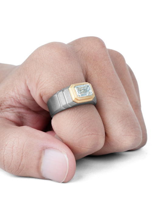 Rhythm – Titanium Ring for Men