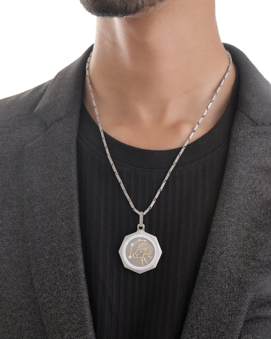 Aries – Titanium Zodiac Pendant
