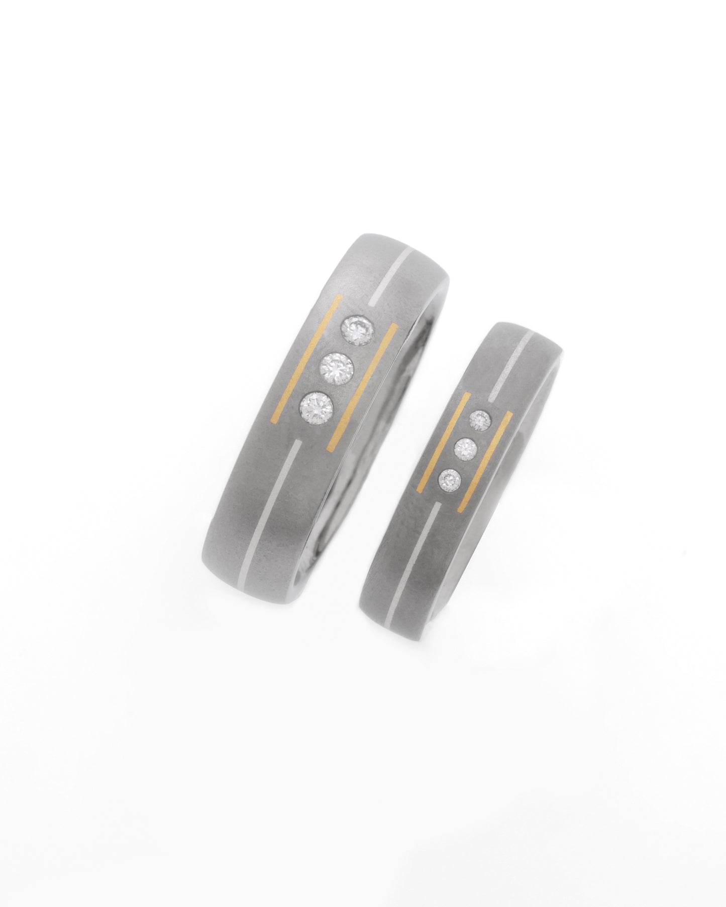 Eternity Vows - Titanium Couple Bands