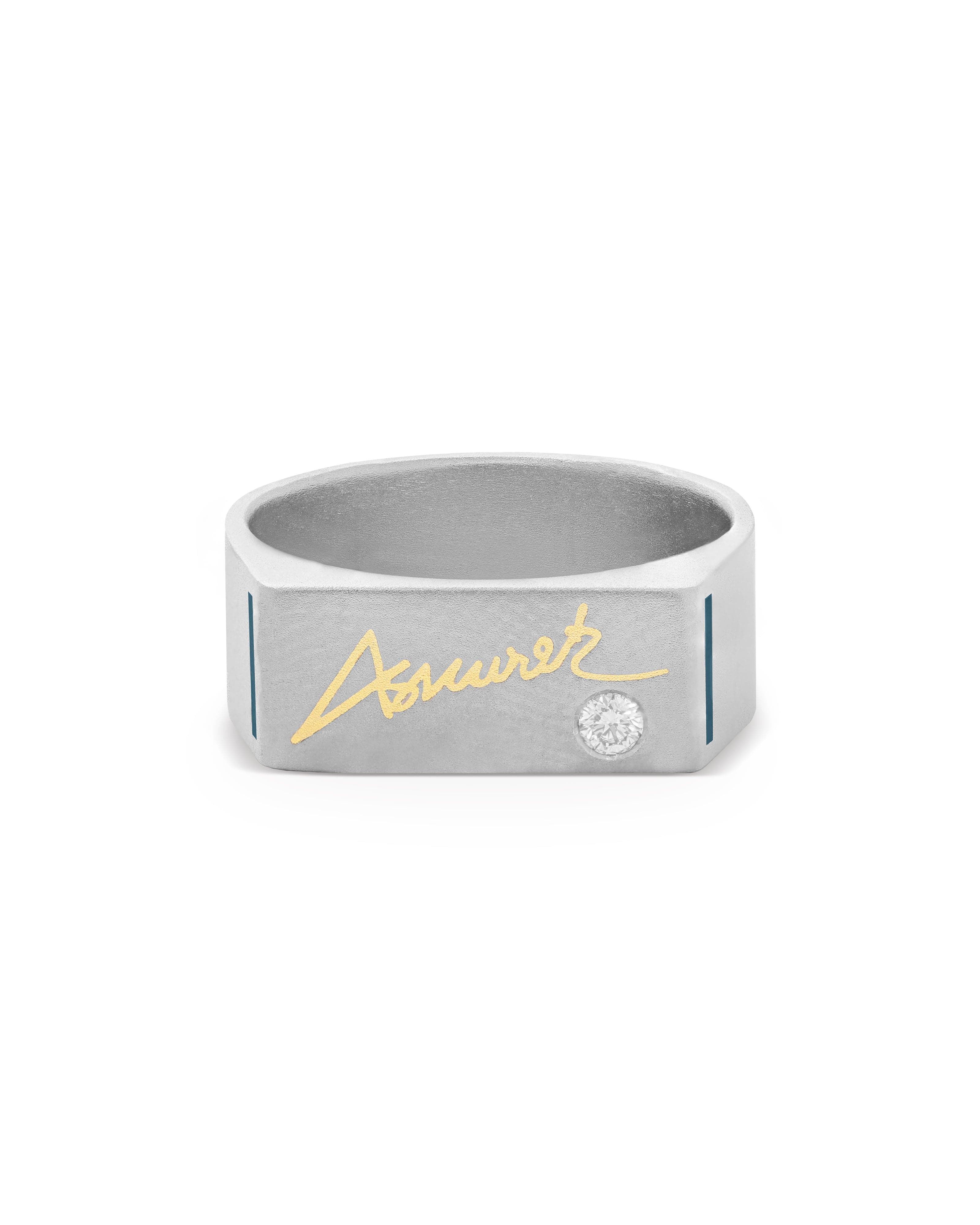 Autograph – Personalized Titanium Ring.