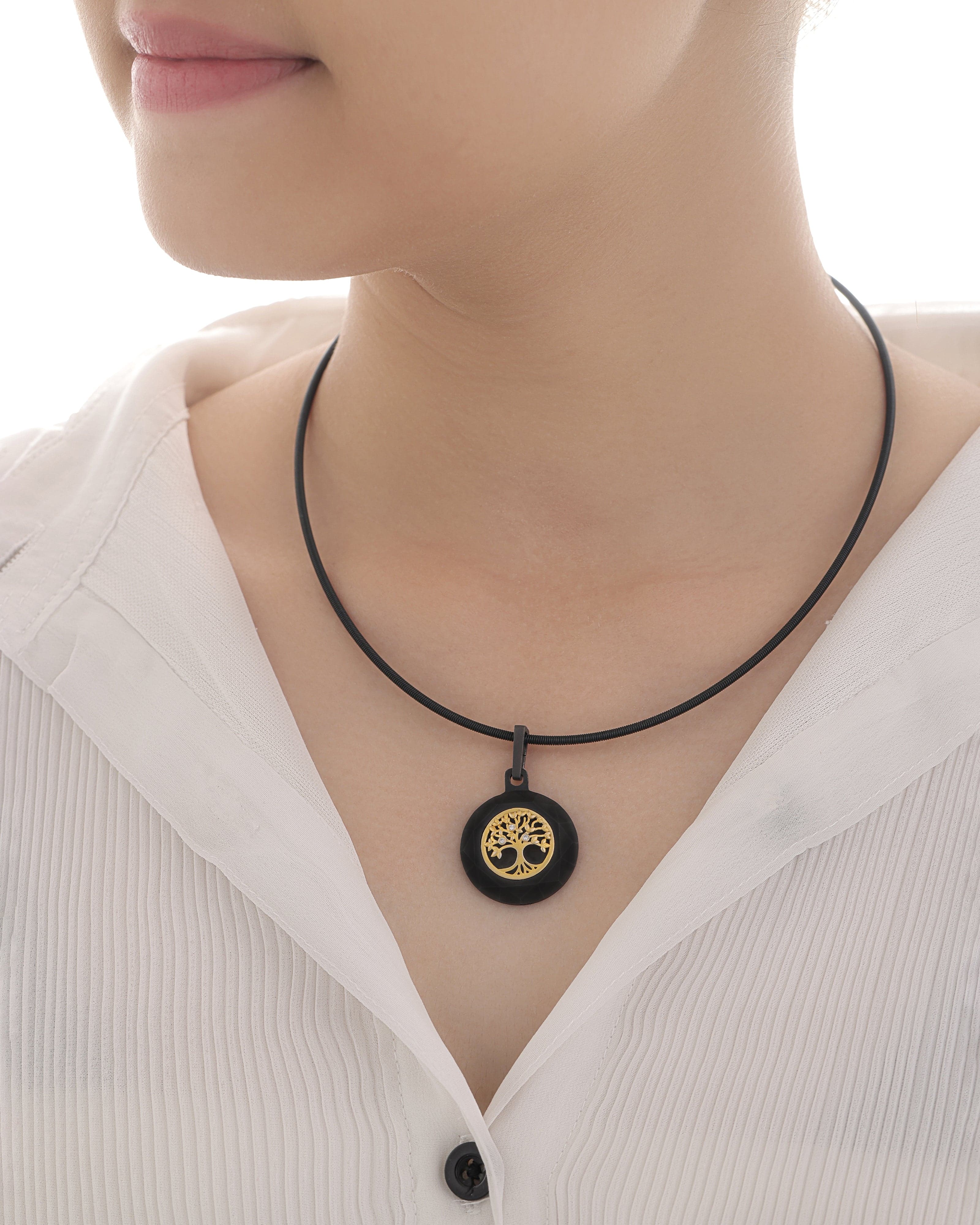 Bodhi – Black Titanium Pendant.