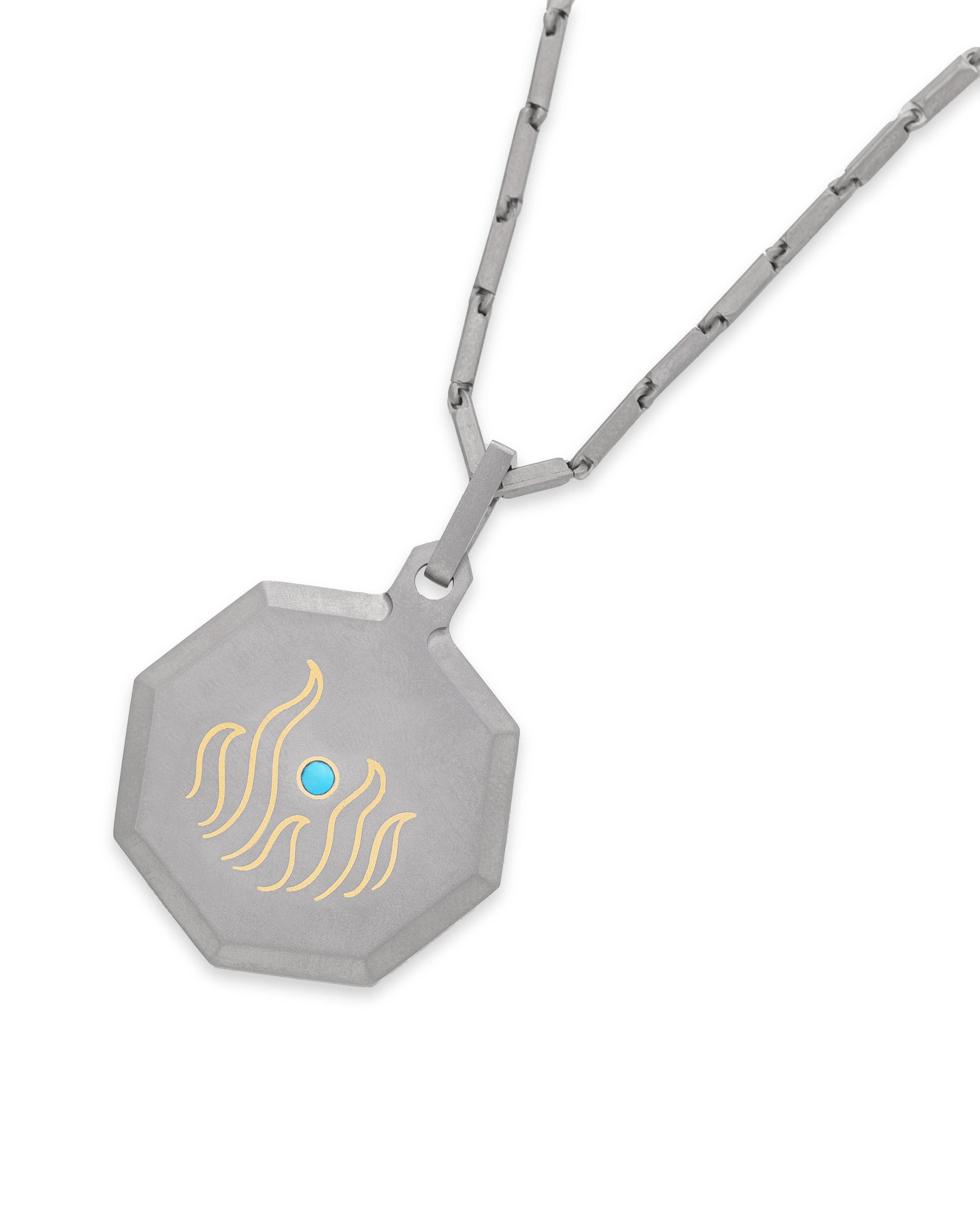 Sagittarius – Titanium Zodiac Pendant.