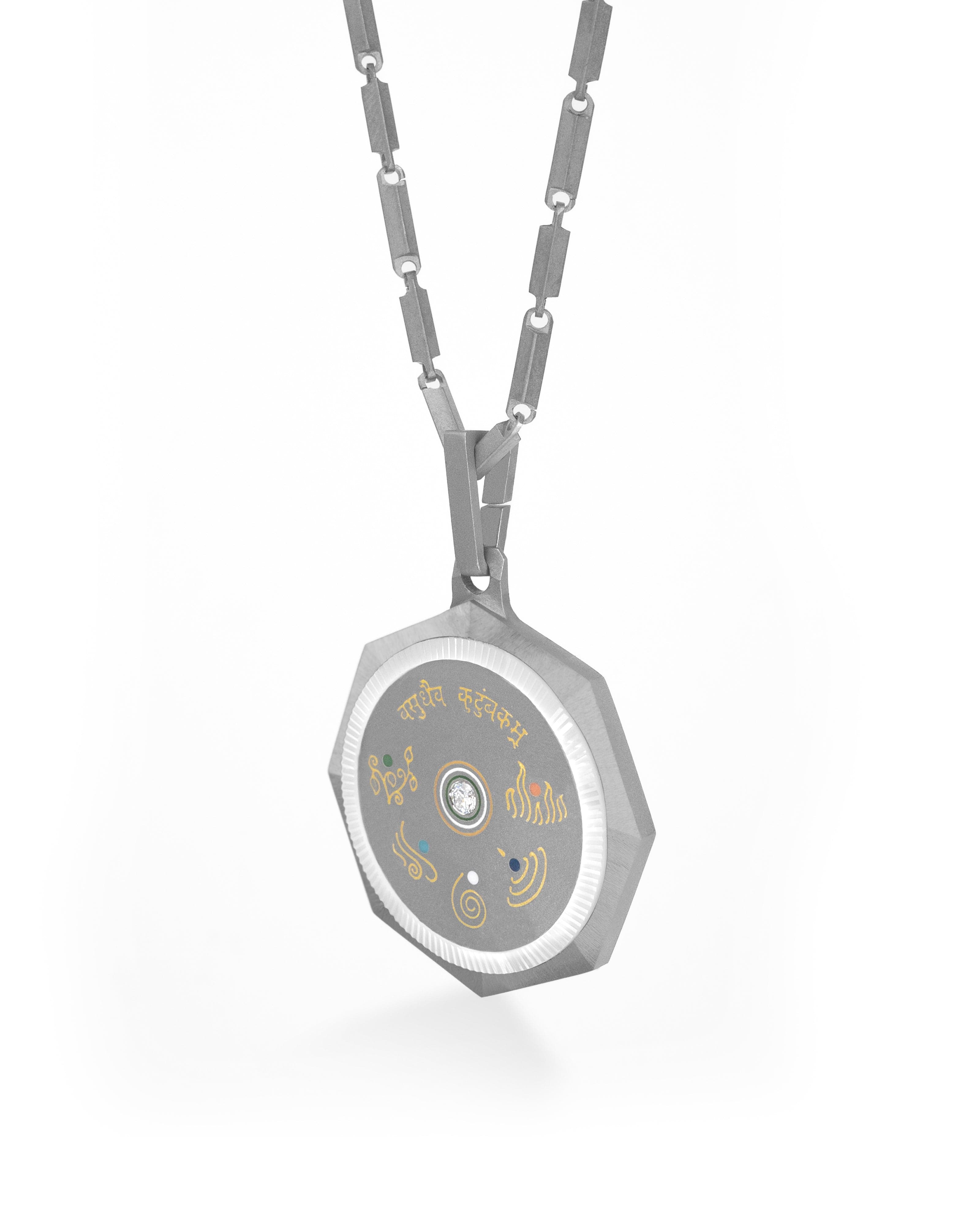 Vasudha – Exclusive Titanium Pendant.