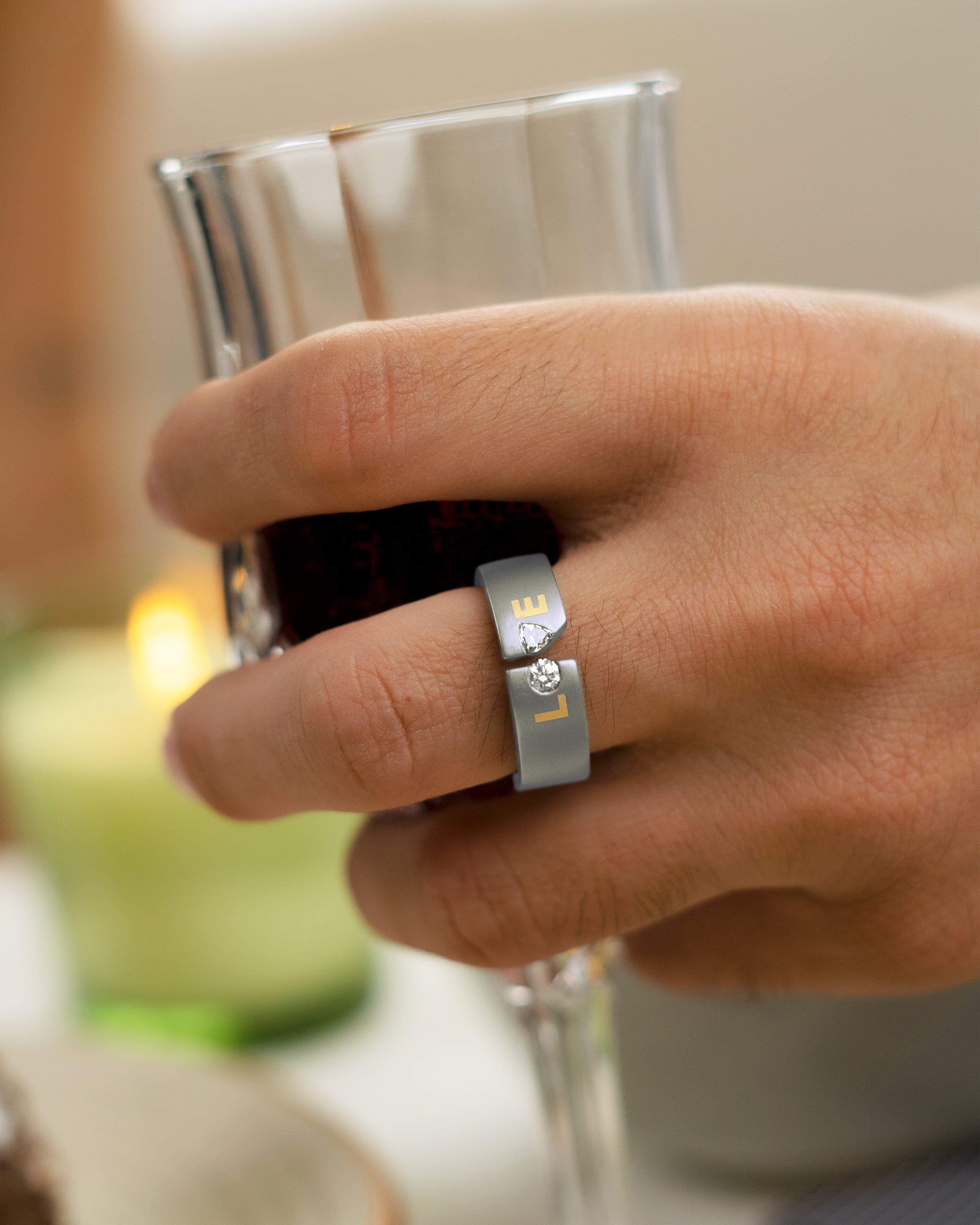 LOVE – Titanium Bands for Men.