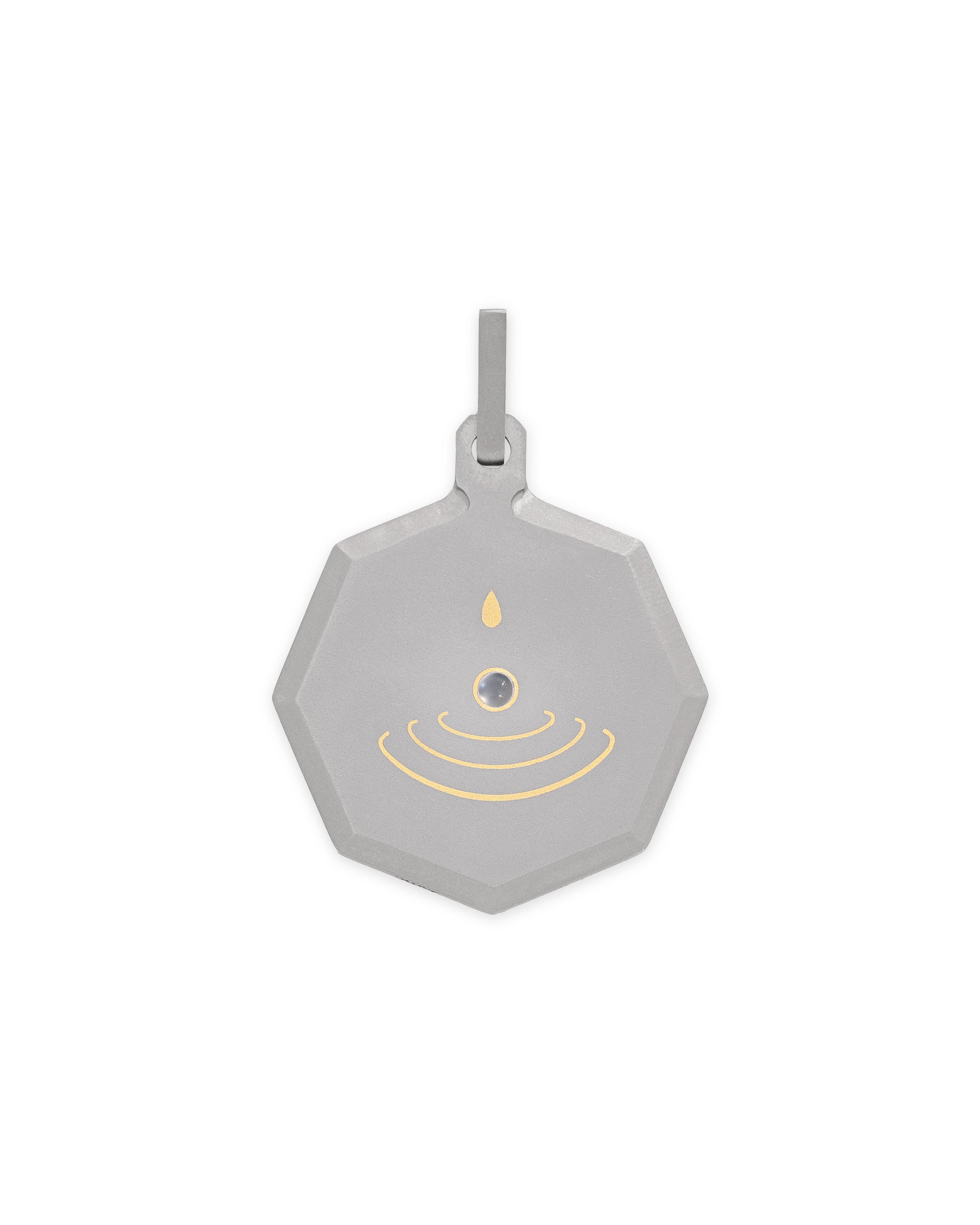 Cancer – Titanium Zodiac Pendant.