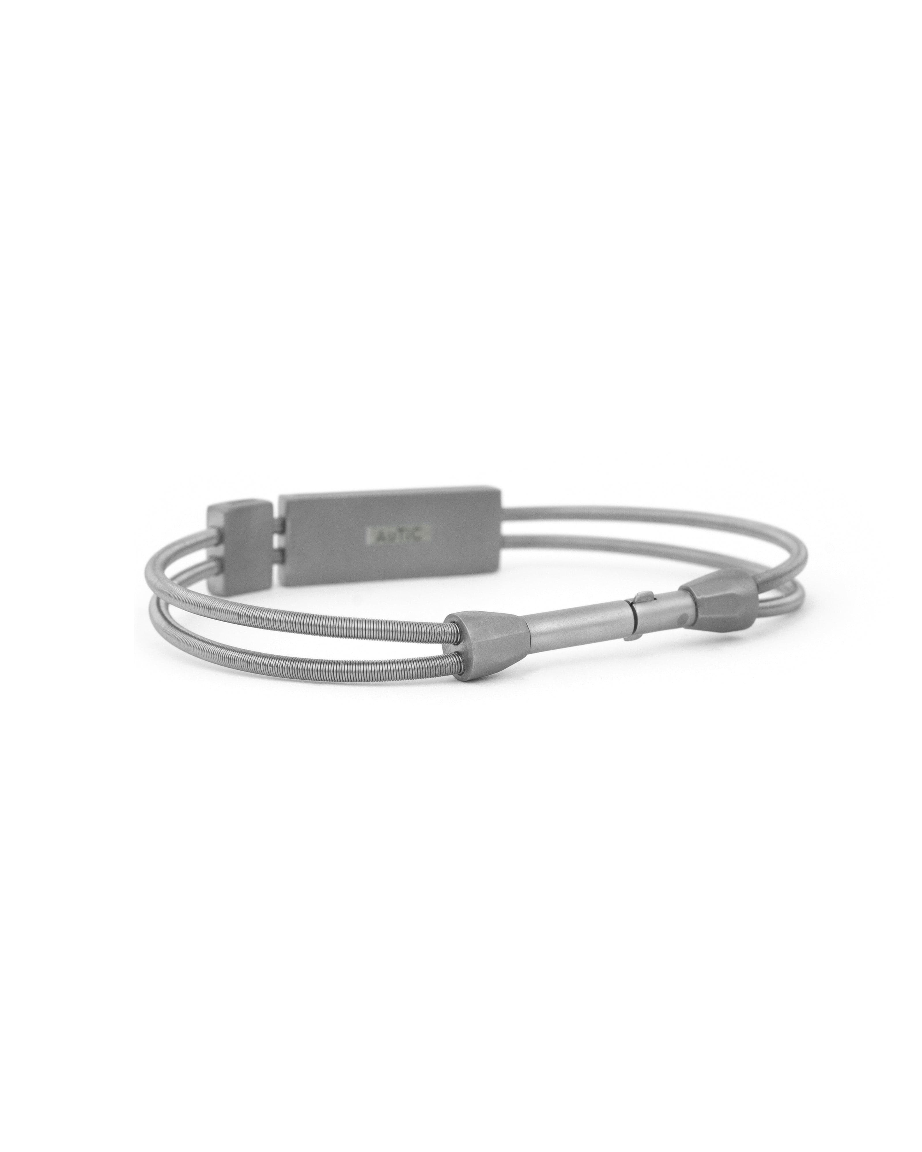 Autograph – Personalized Titanium Cable Bracelet.
