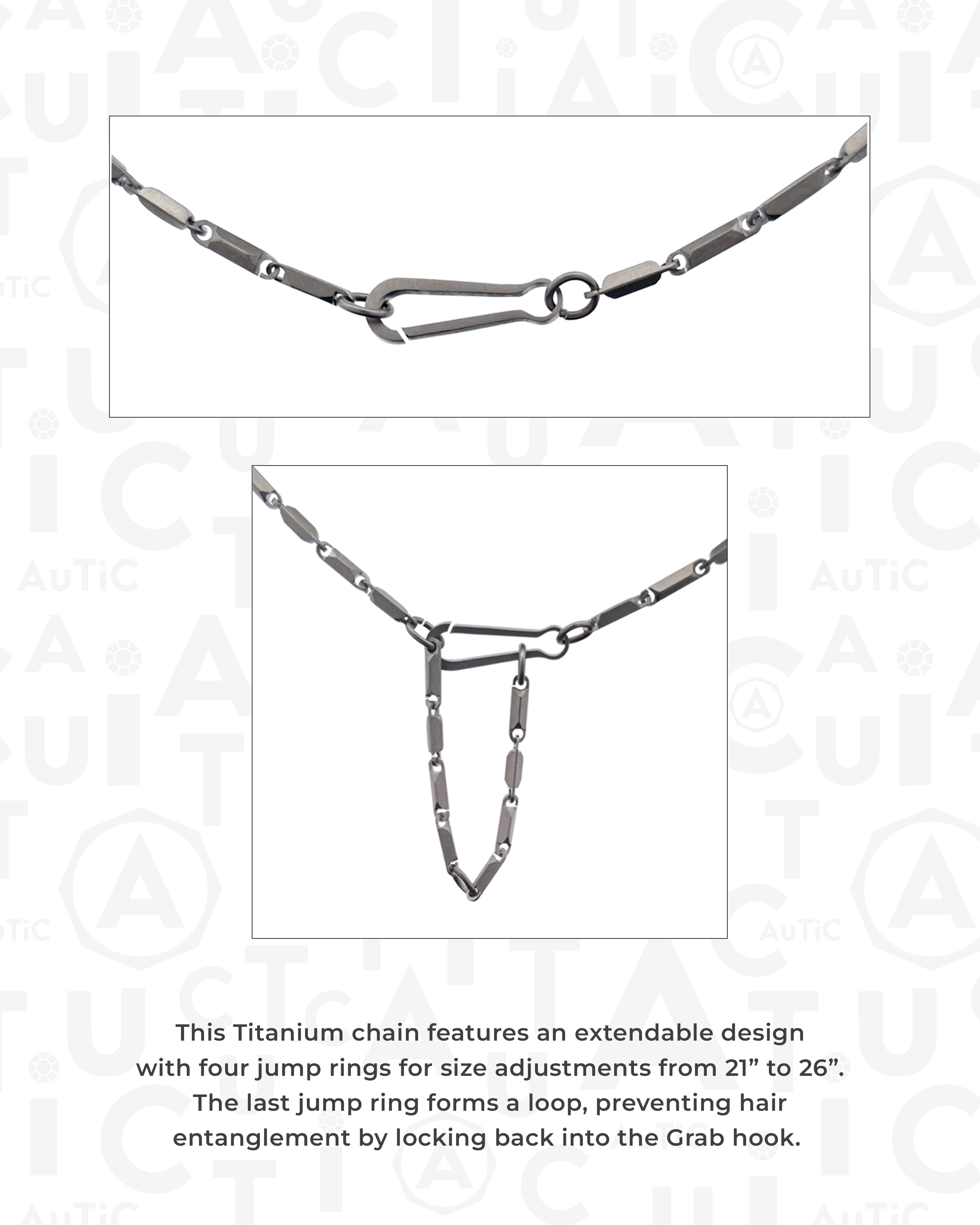 Gemini – Titanium Zodiac Pendant.