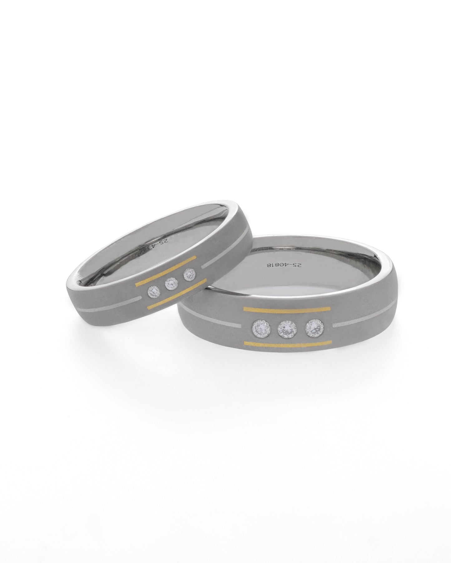 Eternity Vows - Titanium  Couple Bands
