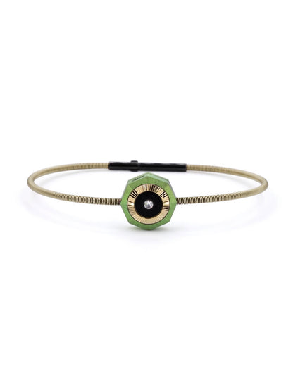 Vibes – Titanium Bracelet in Teal Blue Color
