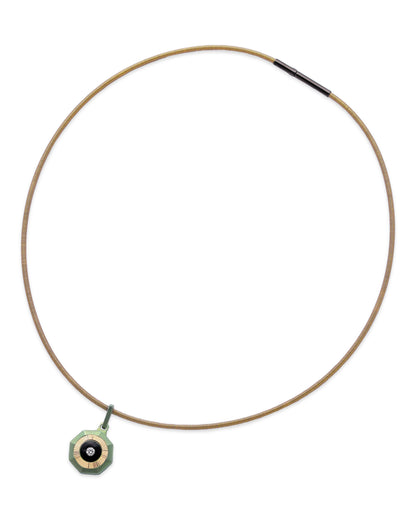 Vibes – Titanium Pendant in Teal Blue Color