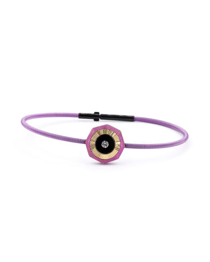 Vibes – Titanium Bracelet in Mauve Color