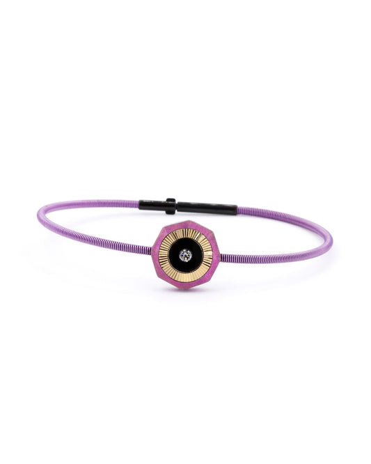 Vibes – Titanium Bracelet in Mauve Color