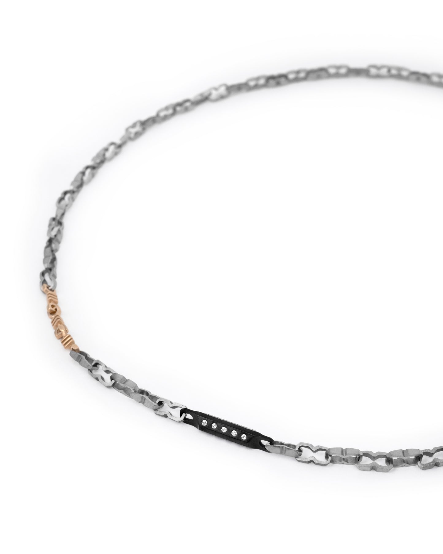 Nexus – Titanium Link Necklace