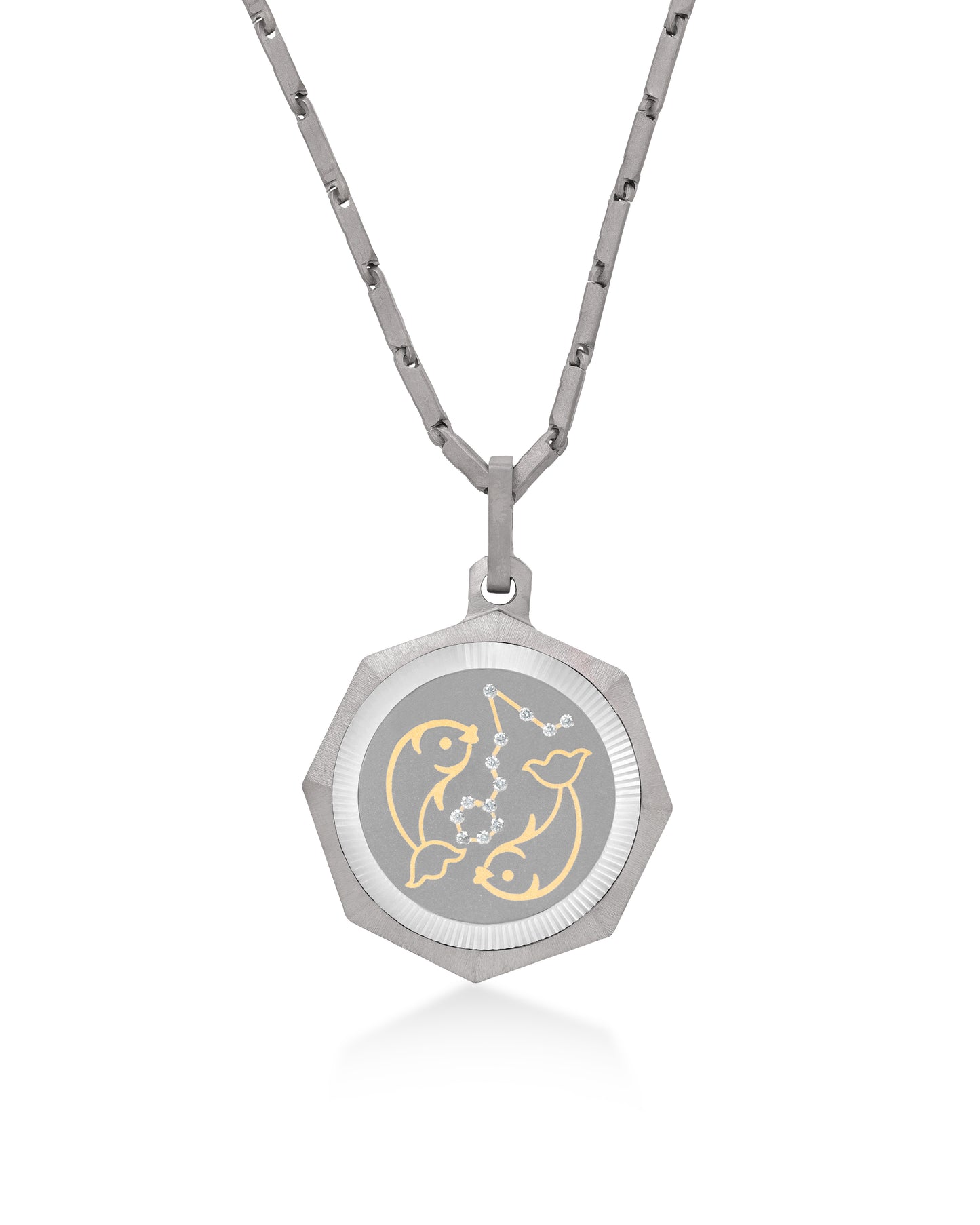 Pisces – Titanium Zodiac Pendant
