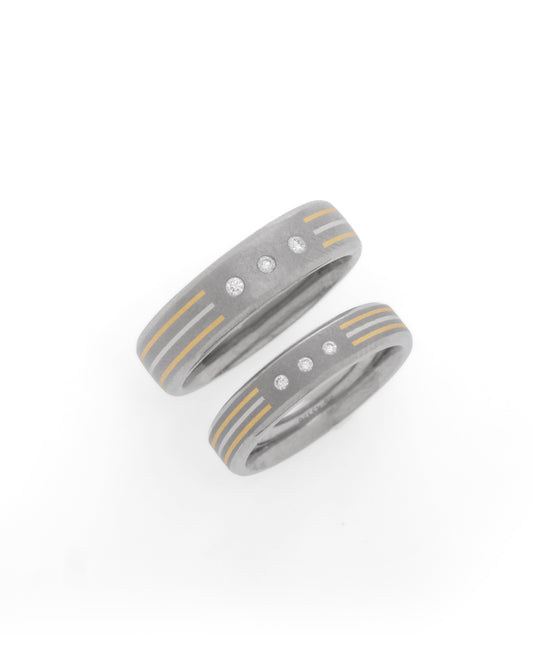 Eternity Eternal Sync -  Titanium Couple Bands