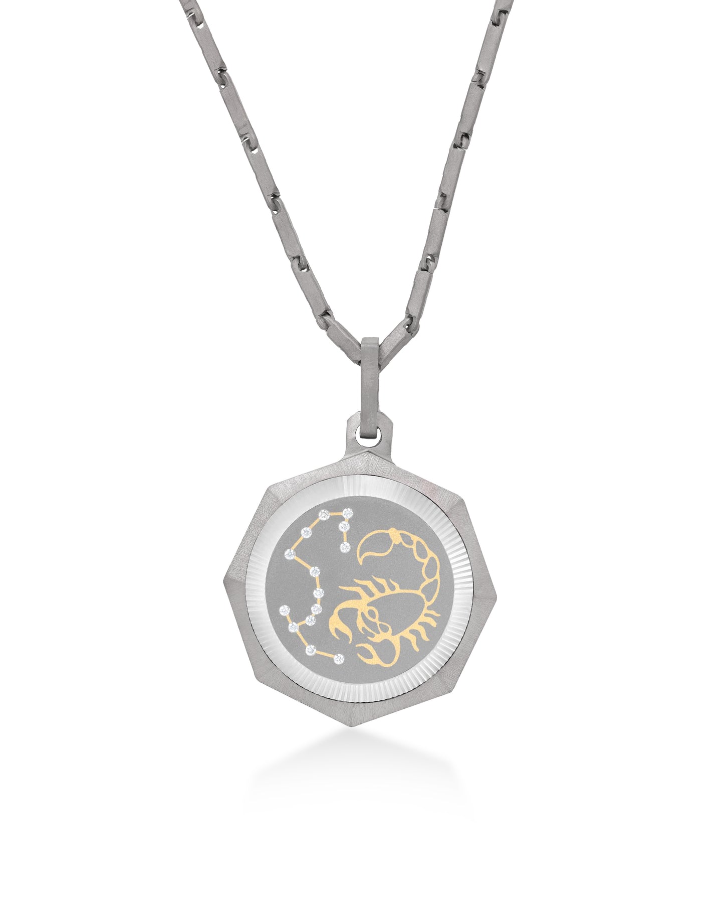 Scorpio – Titanium Zodiac Pendant
