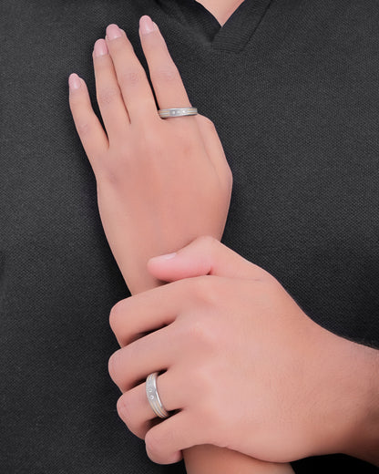 Eternity Eternal Sync -  Titanium Couple Bands