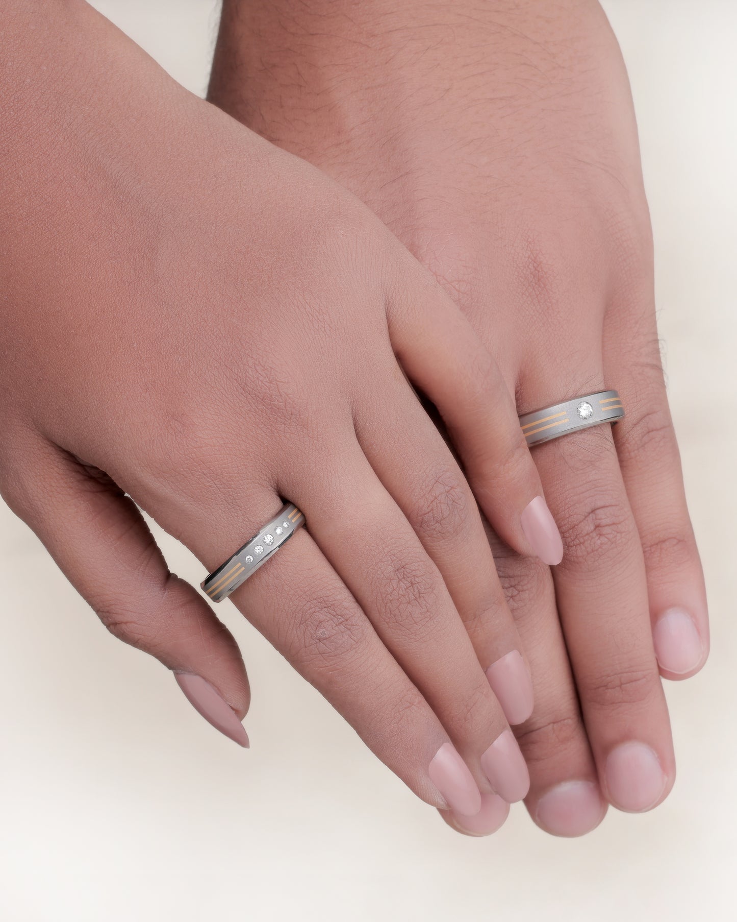 Eternity Continuum - Titanium Couple  Bands