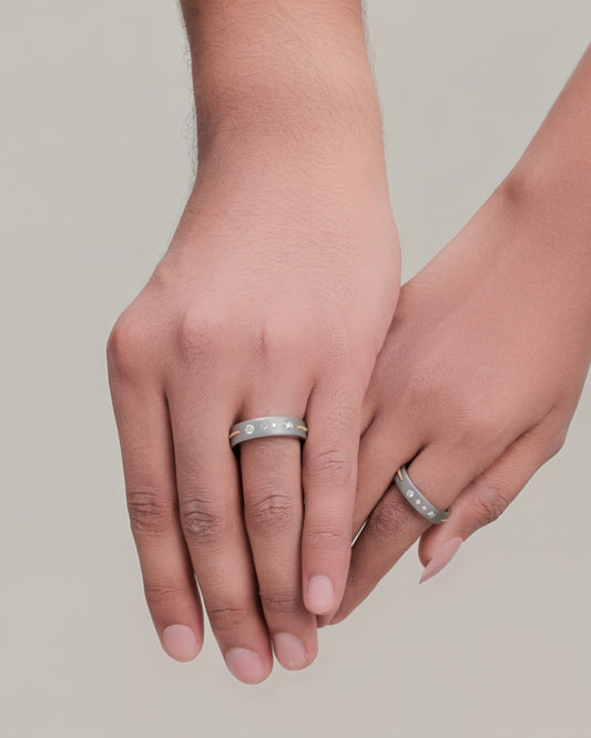 Eternity Accord -  Titanium Couple  Bands