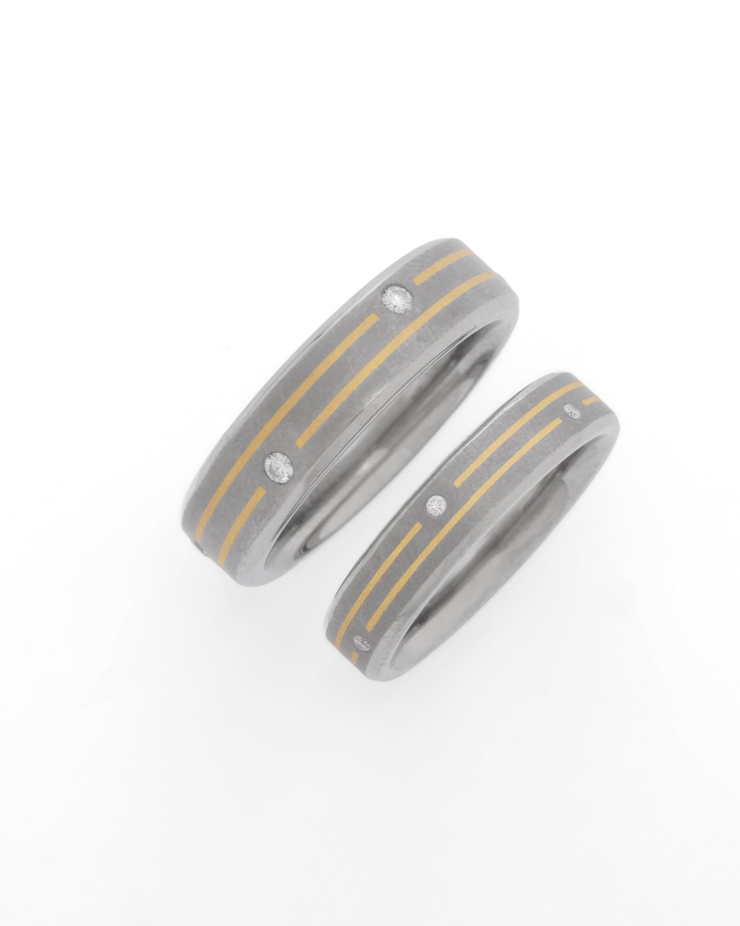 Eternity Promise -  Titanium Couple Bands