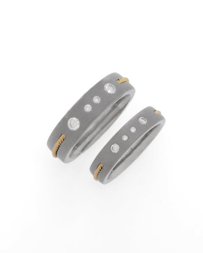 Eternity Accord -  Titanium Couple  Bands