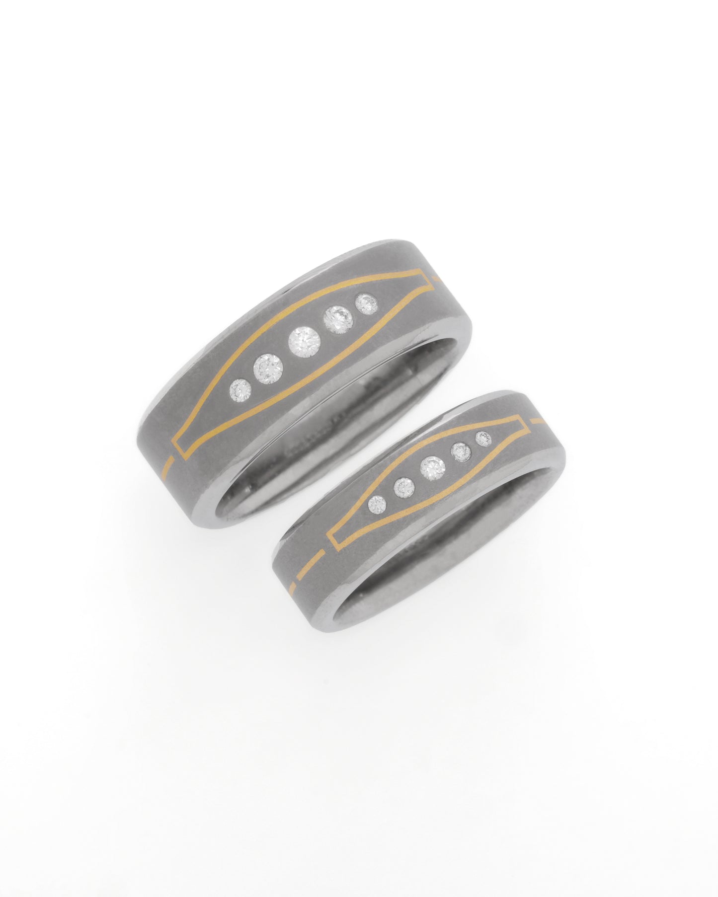 Eternity Soul Link -  Titanium Couple  Bands