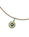 Vibes – Titanium Pendant in Teal Blue Color