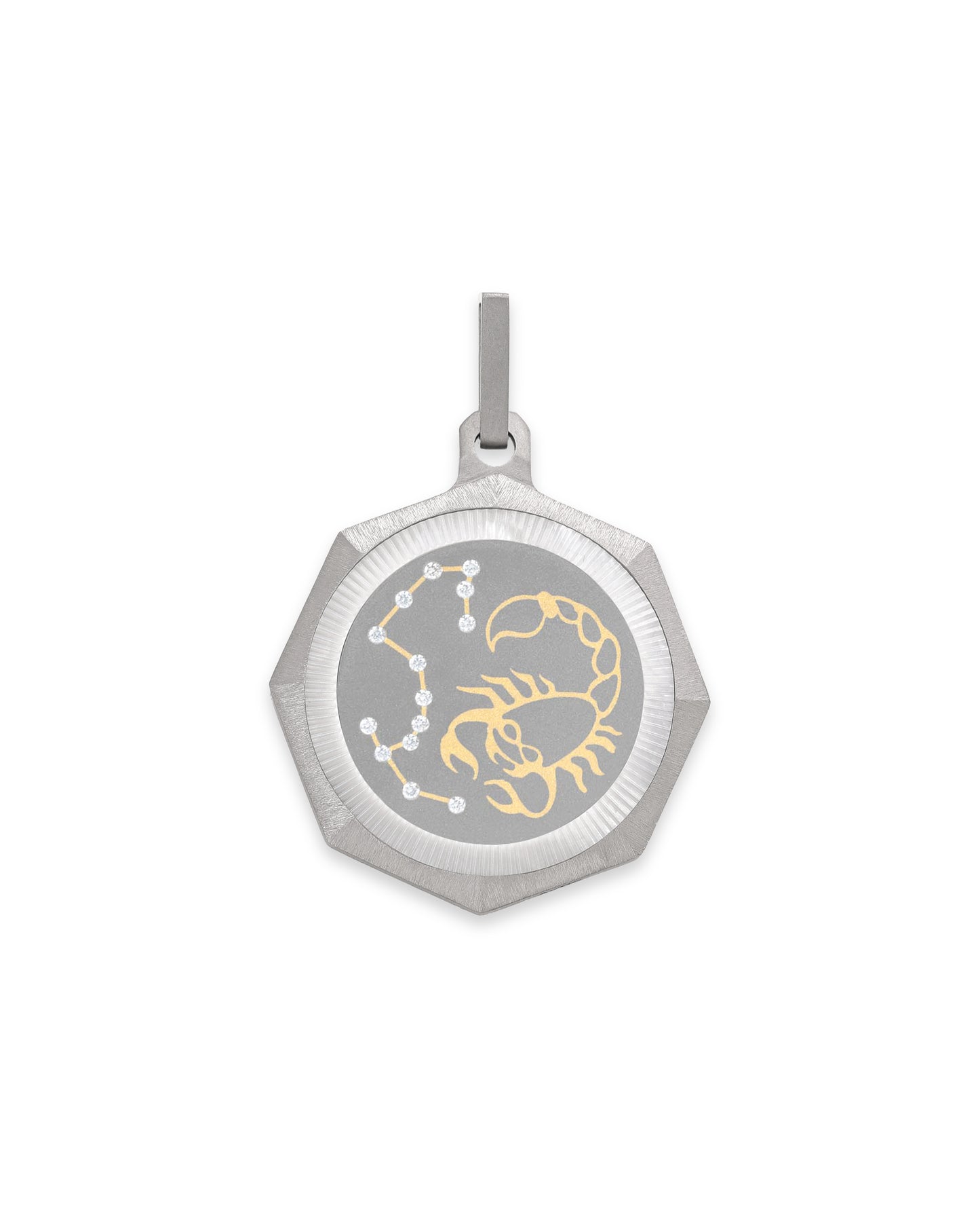 Scorpio – Titanium Zodiac Pendant