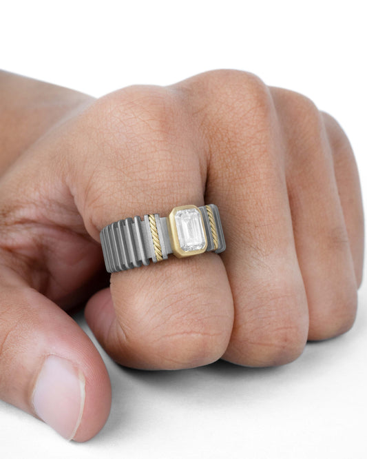 Slice - Men’s Titanium Ring