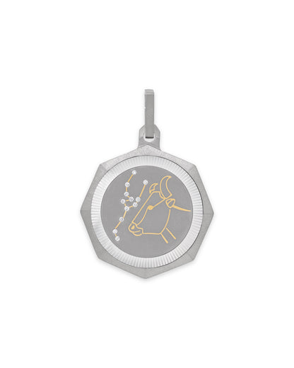Taurus – Titanium Zodiac Pendant