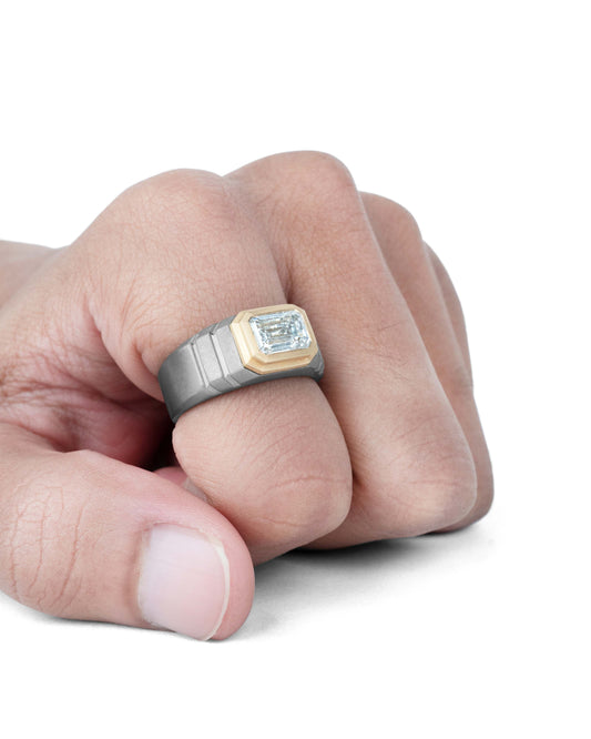 Rhythm – Titanium Ring for Men