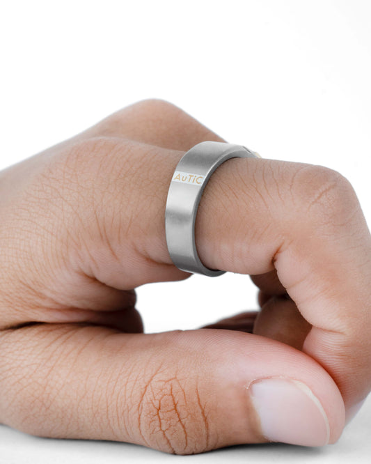 Rhythm – Titanium Ring for Men