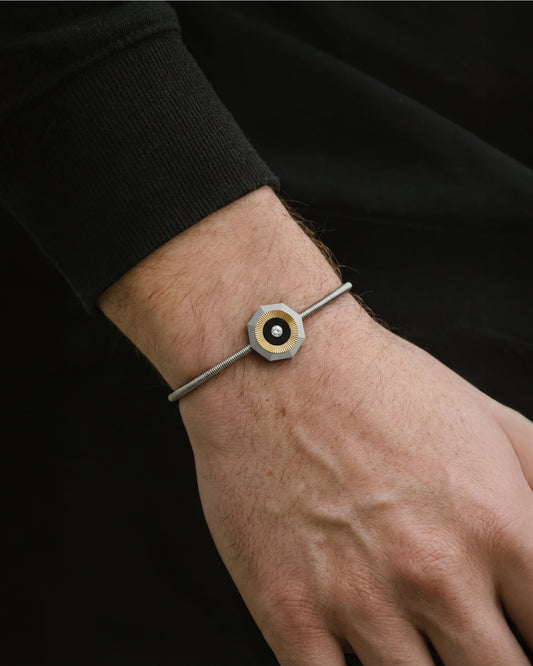 Aura - Titanium Cord Bracelet for Everyday Style