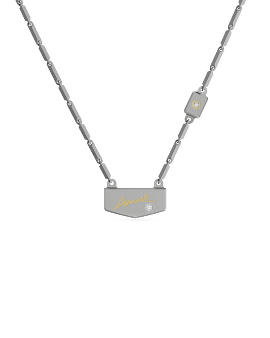 Autograph- Personalised Titanium Pendant