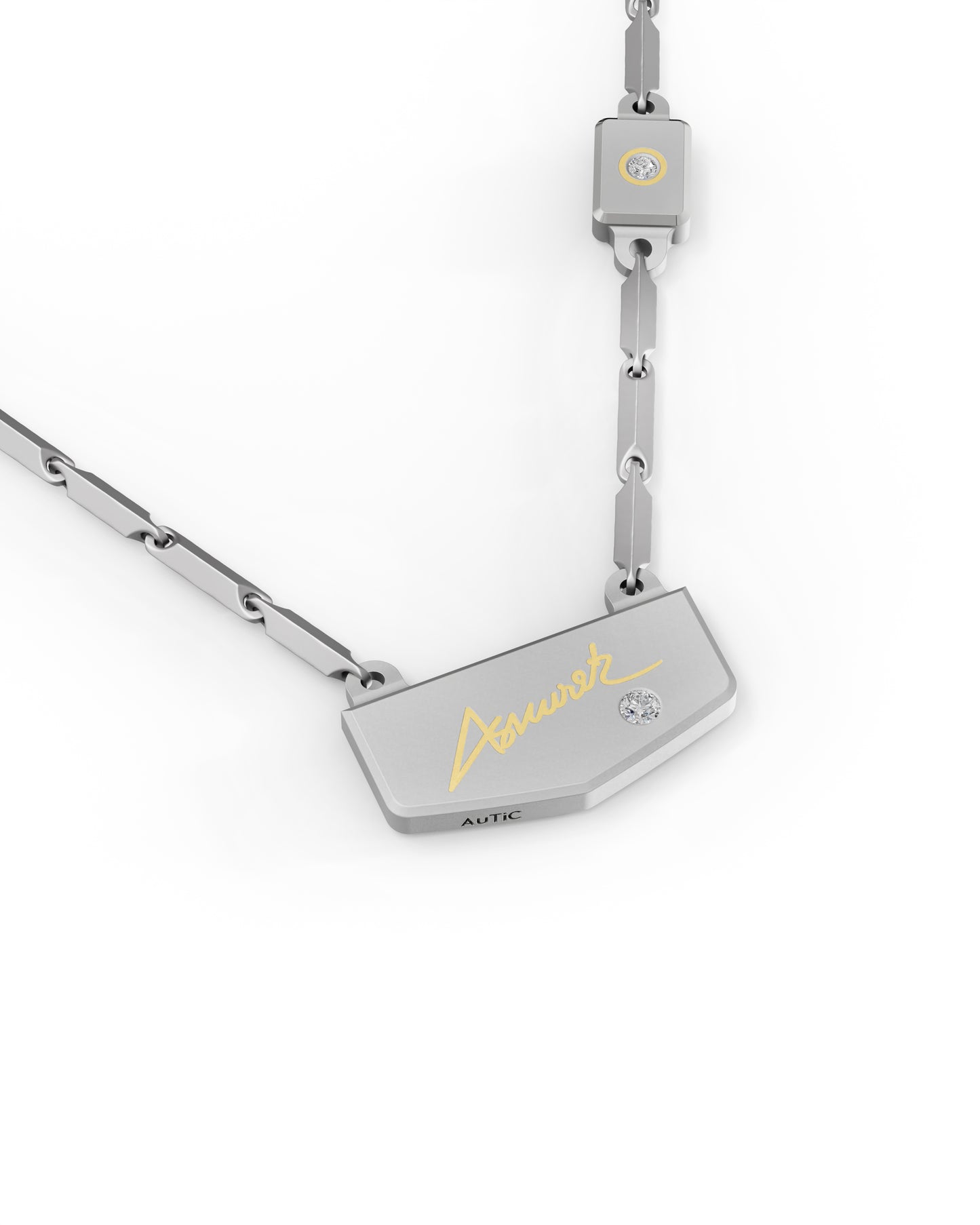 Autograph- Personalised Titanium Pendant