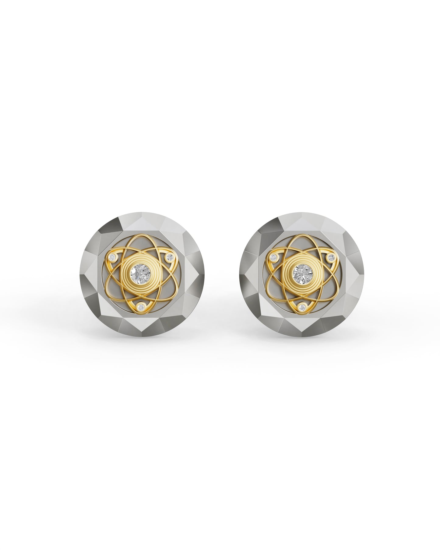 Atom - Titanium Cufflinks
