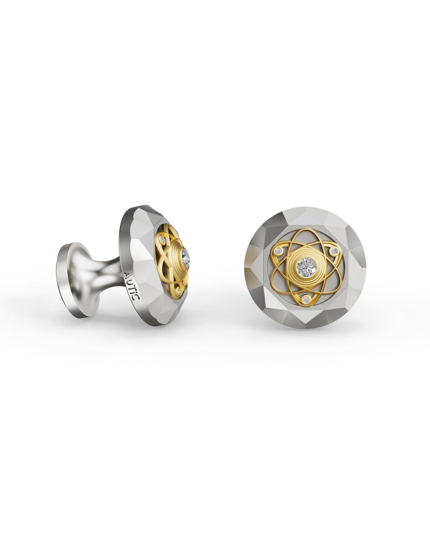 Atom - Titanium Cufflinks