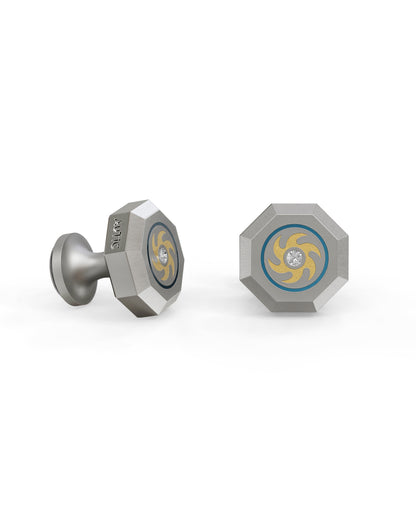 Cosmos - Titanium Cufflinks