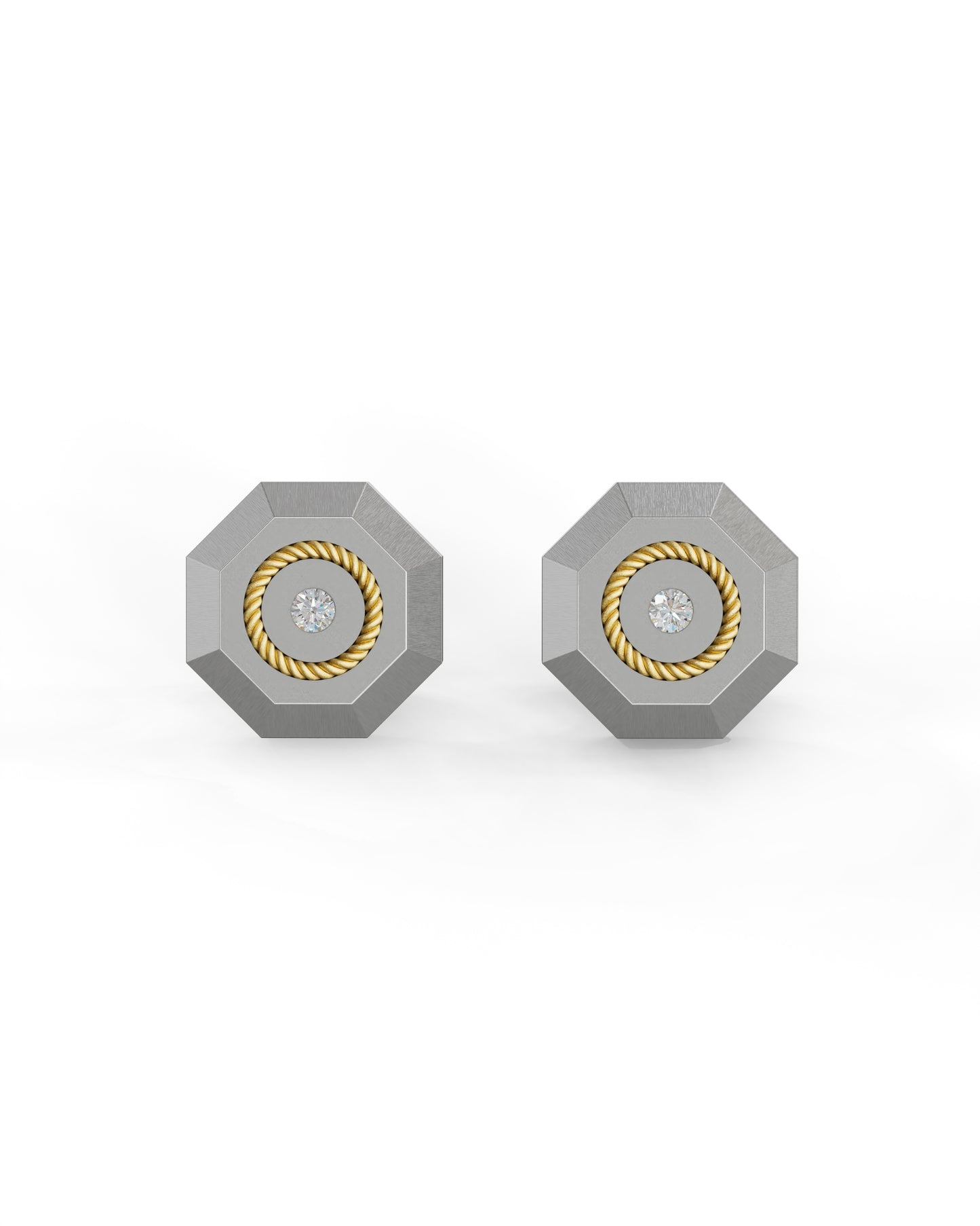 Nova - Titanium Cufflinks