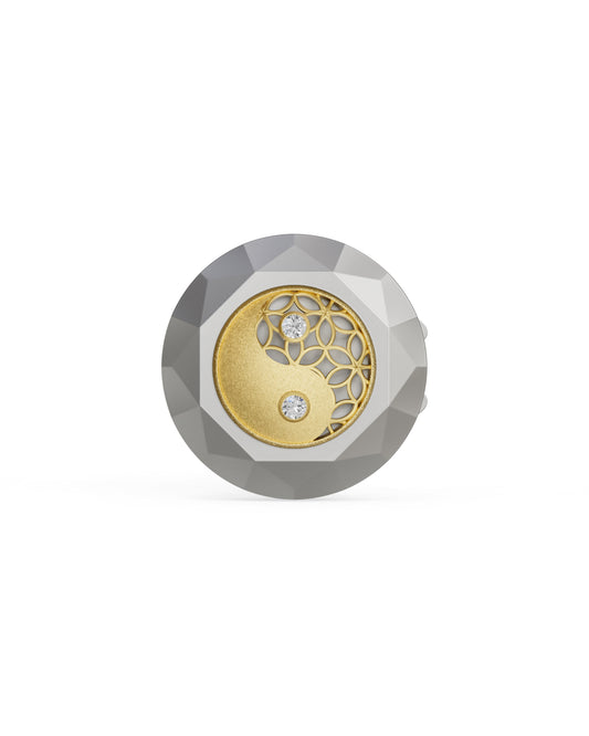 Duality - Titanium Button Cover