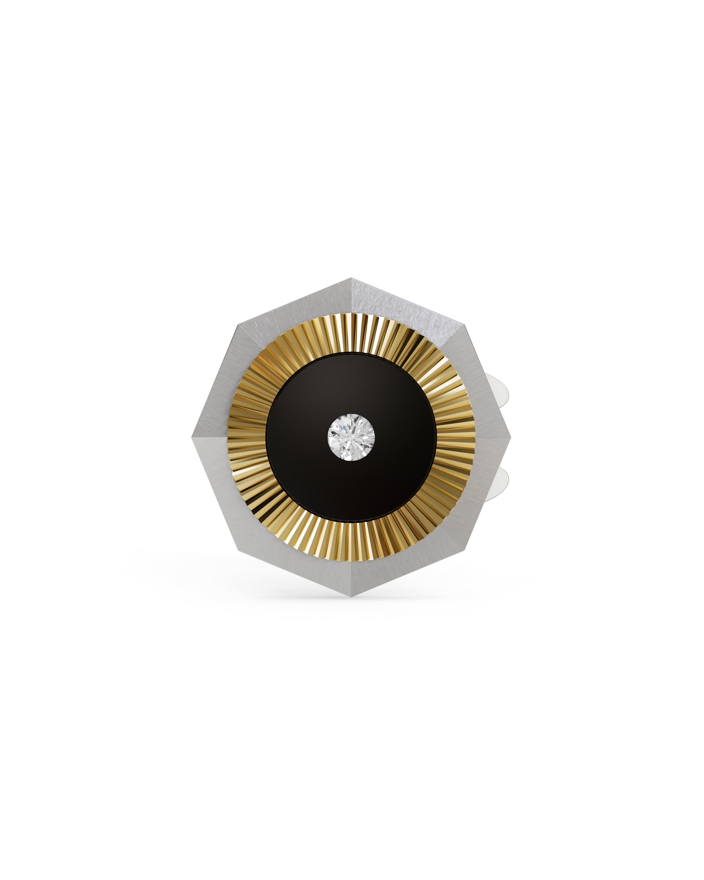 Aura - Titanium Button Cover