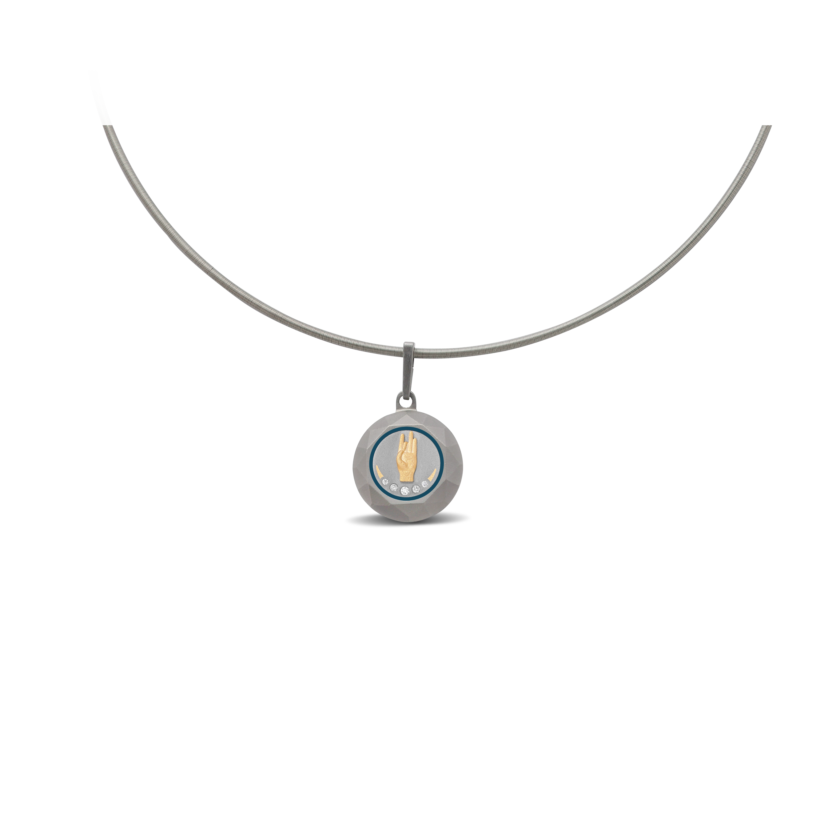 Akash – Mudra Titanium Pendant