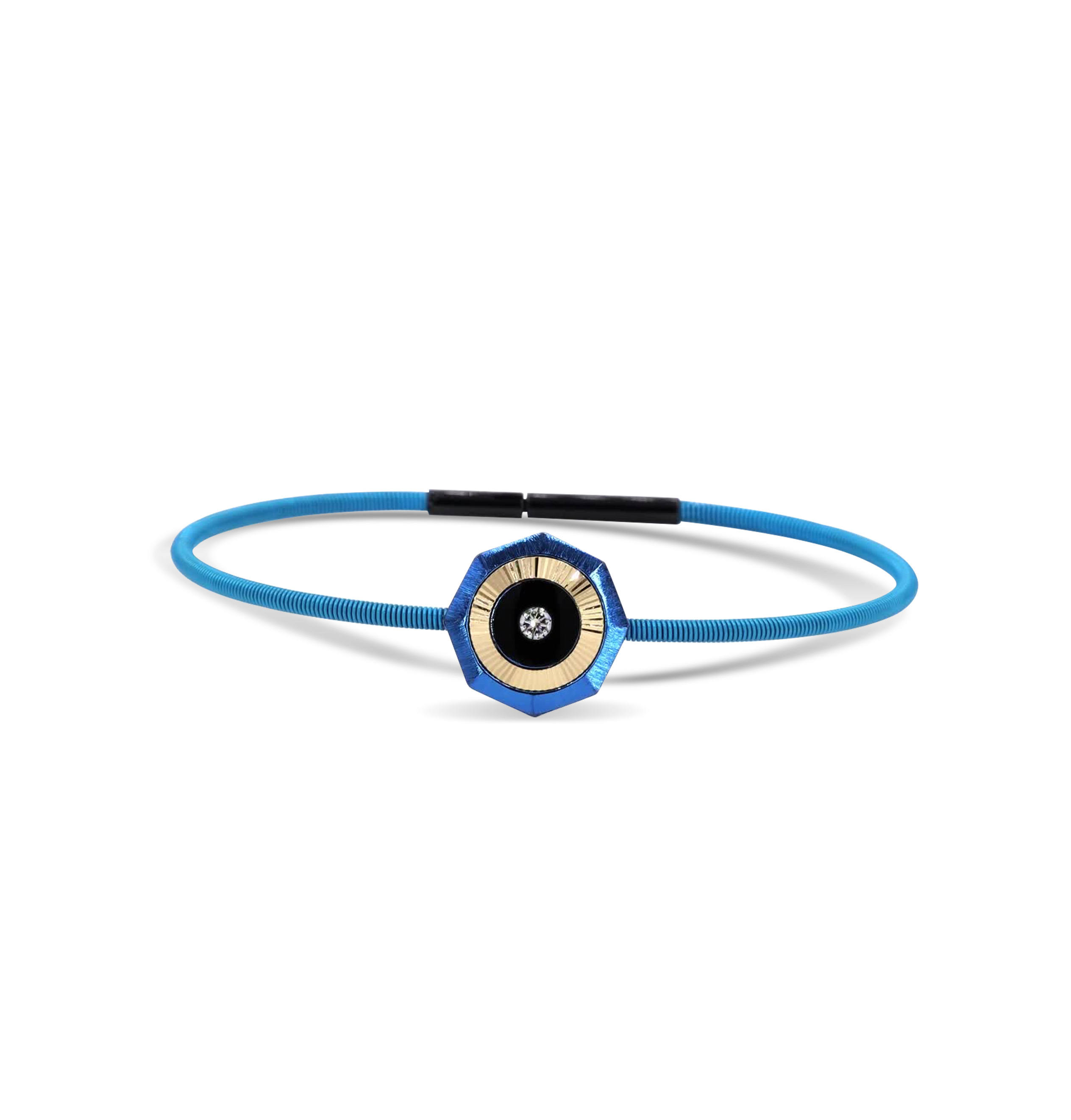 Vibes – Titanium Bracelet in Cobalt Blue Color