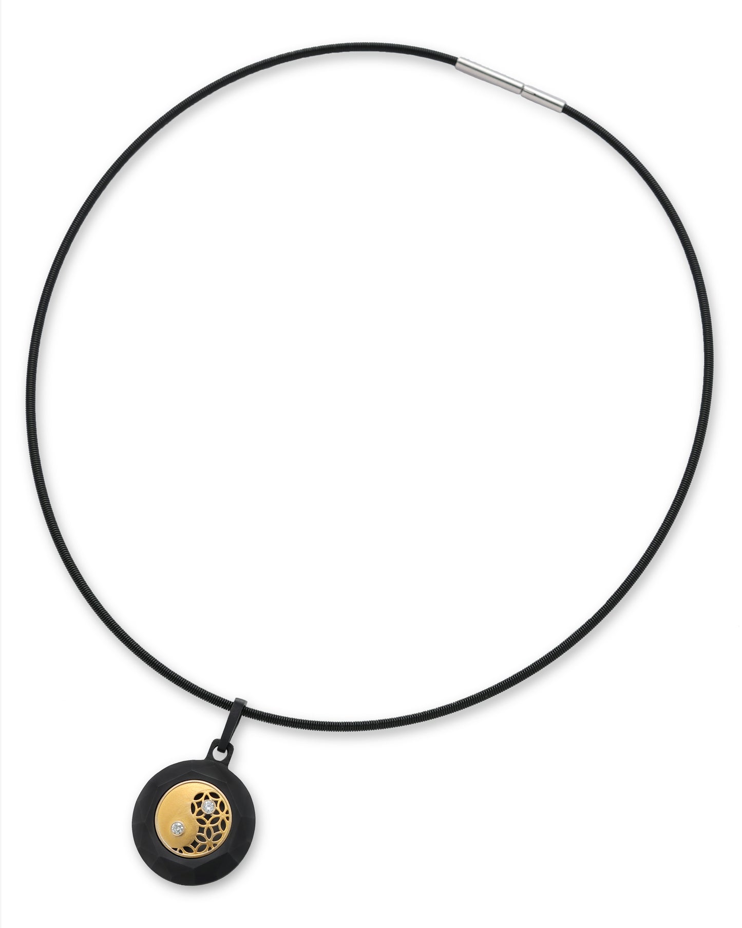 Duality – Black Titanium Pendant