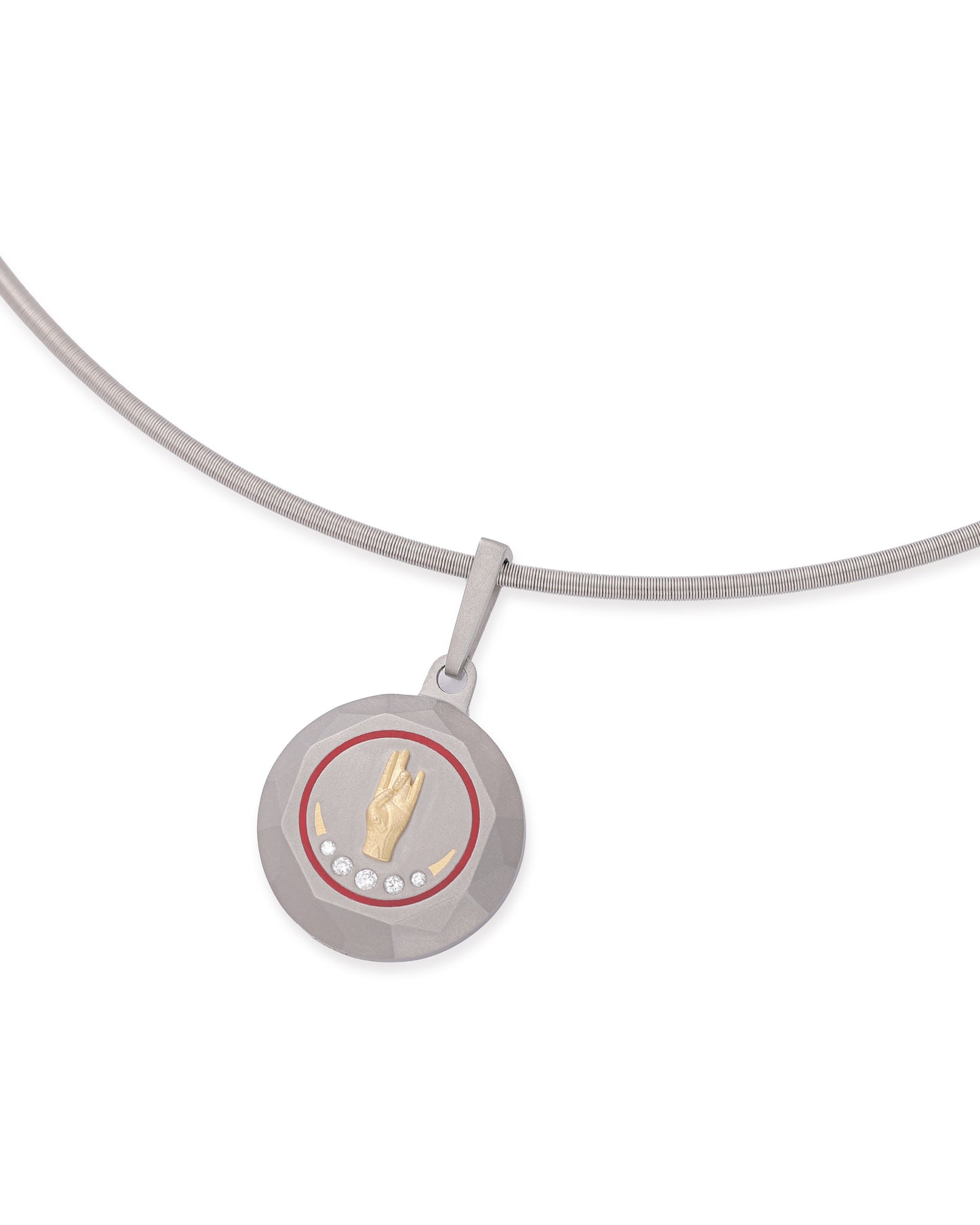 Prithvi – Mudra Titanium Pendant