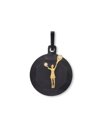 Serve – Black Titanium Pendant