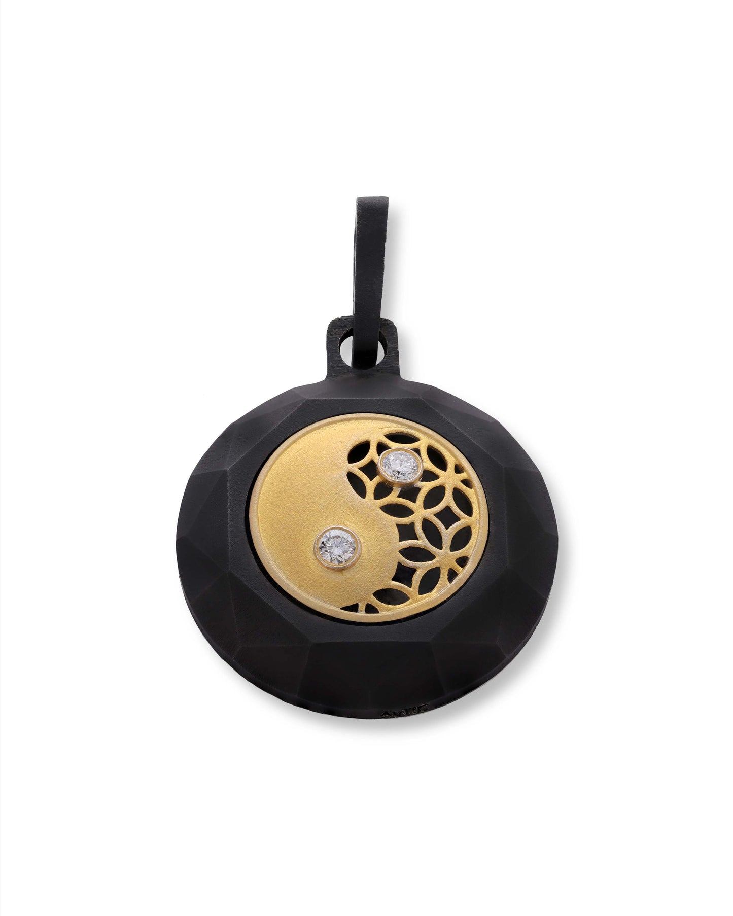Duality – Black Titanium Pendant