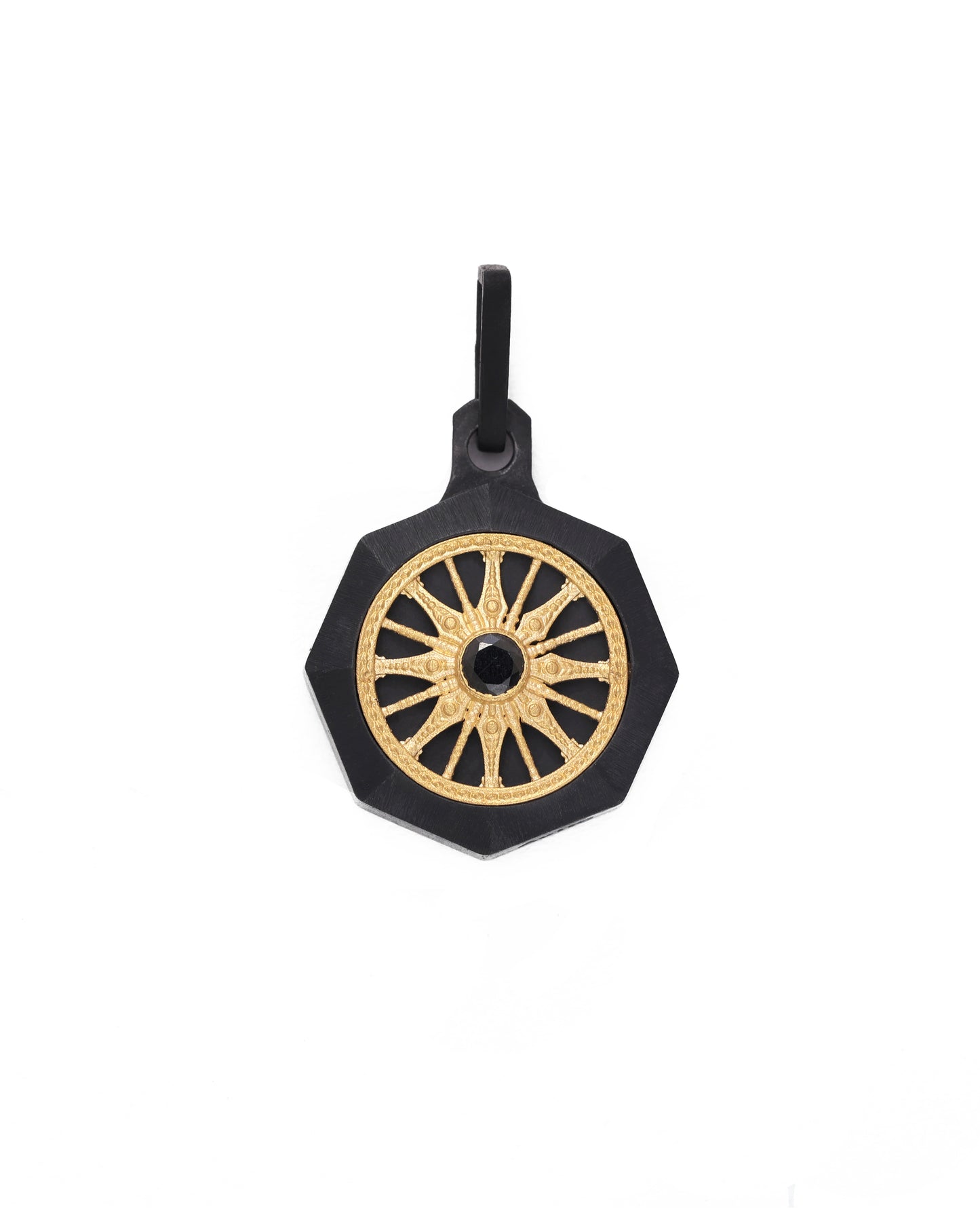Dravida – Black Titanium Pendant