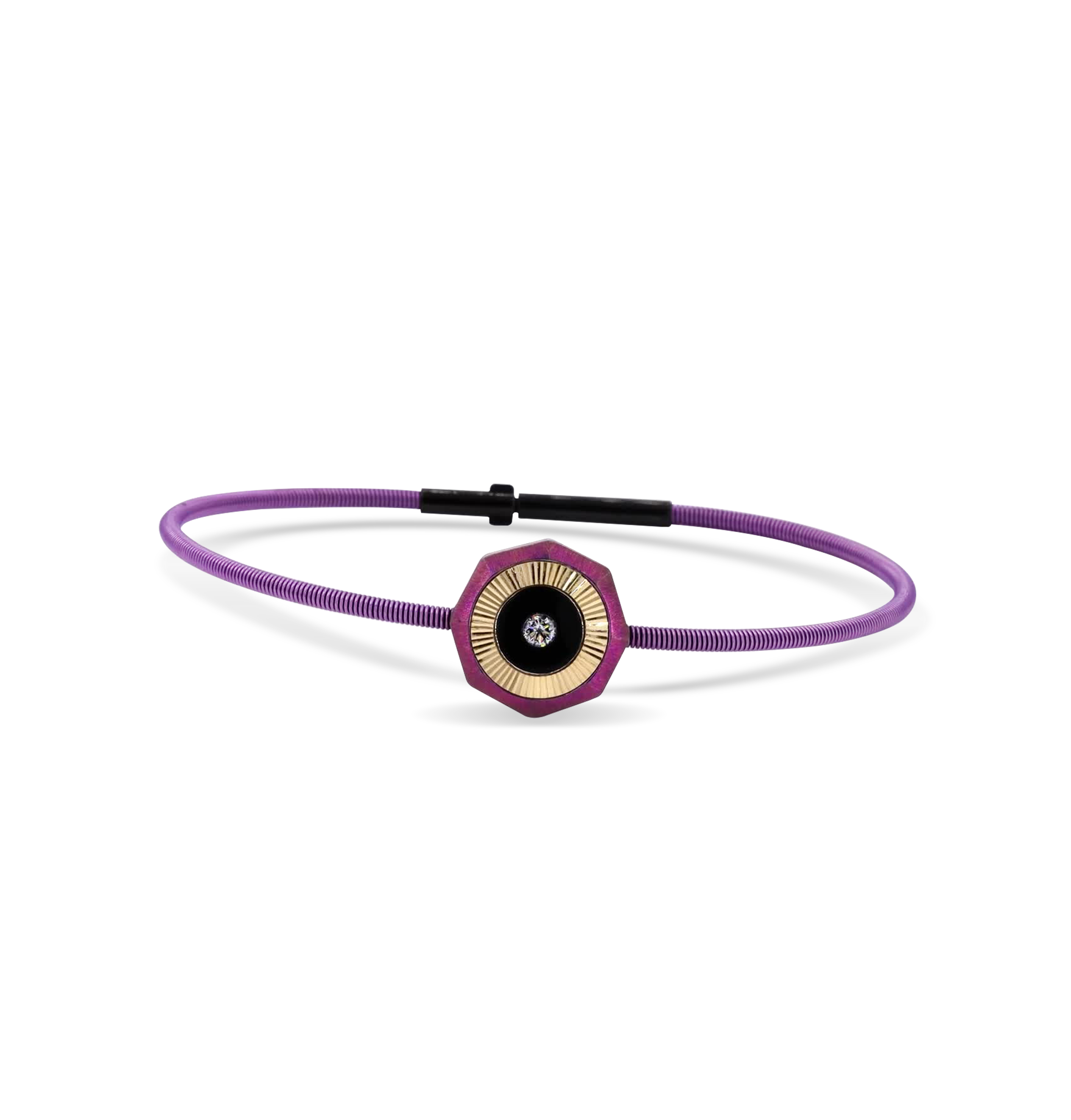 Vibes – Titanium Bracelet in Mauve Color
