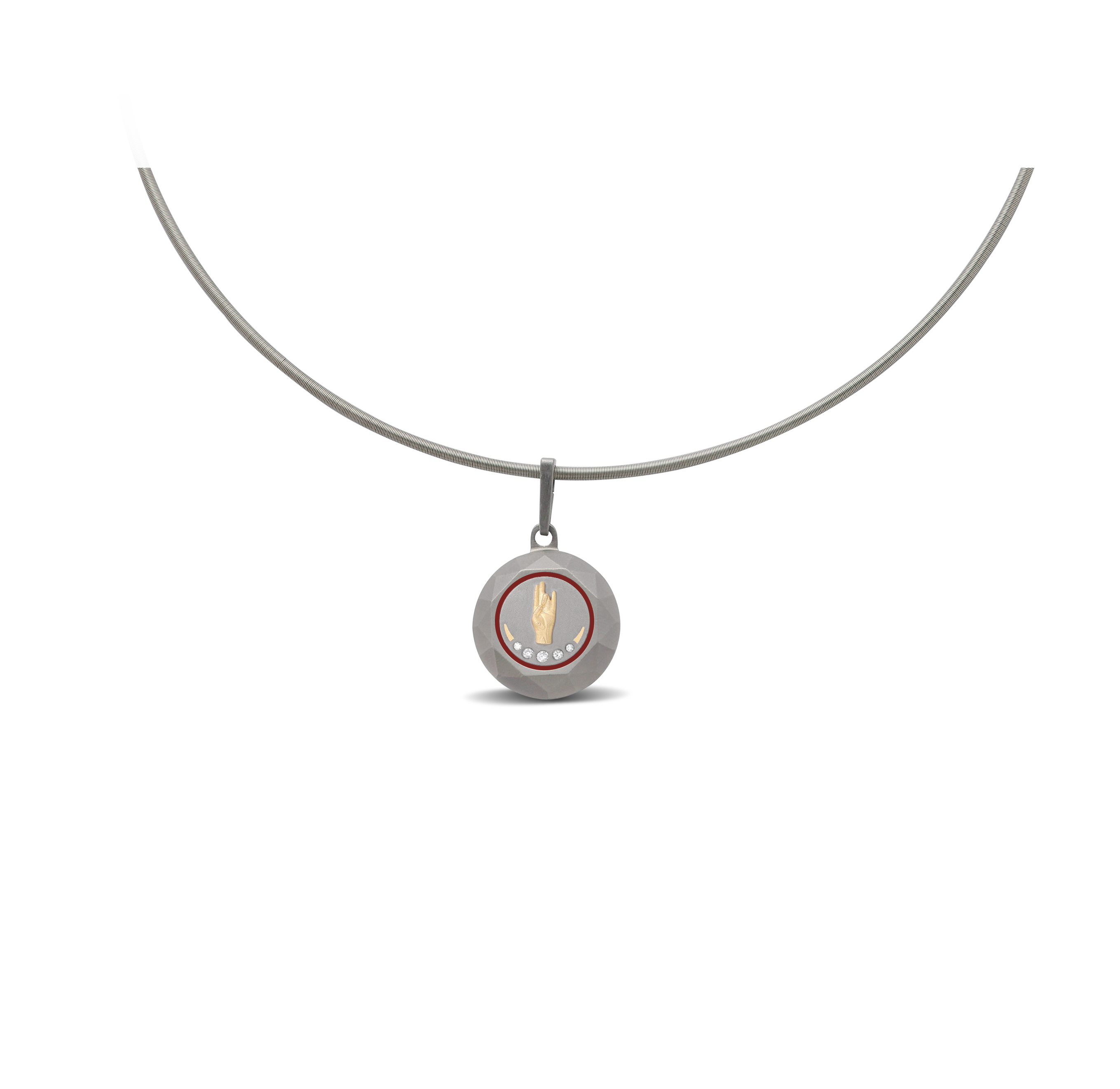 Prithvi – Mudra Titanium Pendant
